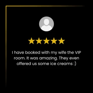 I really appreciated the quality of the service. It is very special, VIP level. (5)