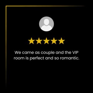 I really appreciated the quality of the service. It is very special, VIP level. (7)