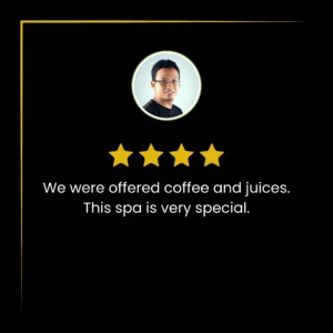 I really appreciated the quality of the service. It is very special, VIP level. (9)